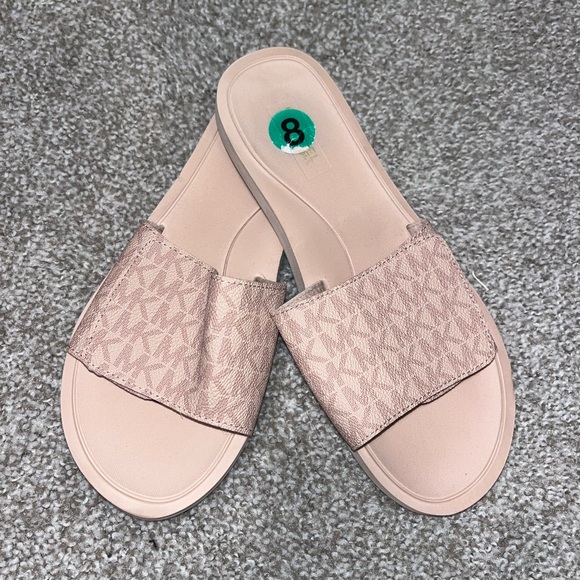 Michael Kors Shoes - Michael Kors Pink Slides Size 8